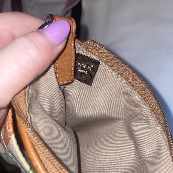 Coach Signature C Pastel Rainbow Scribble Swingpack Crossbody Bag Purse Y2K - Picture 8 of 14